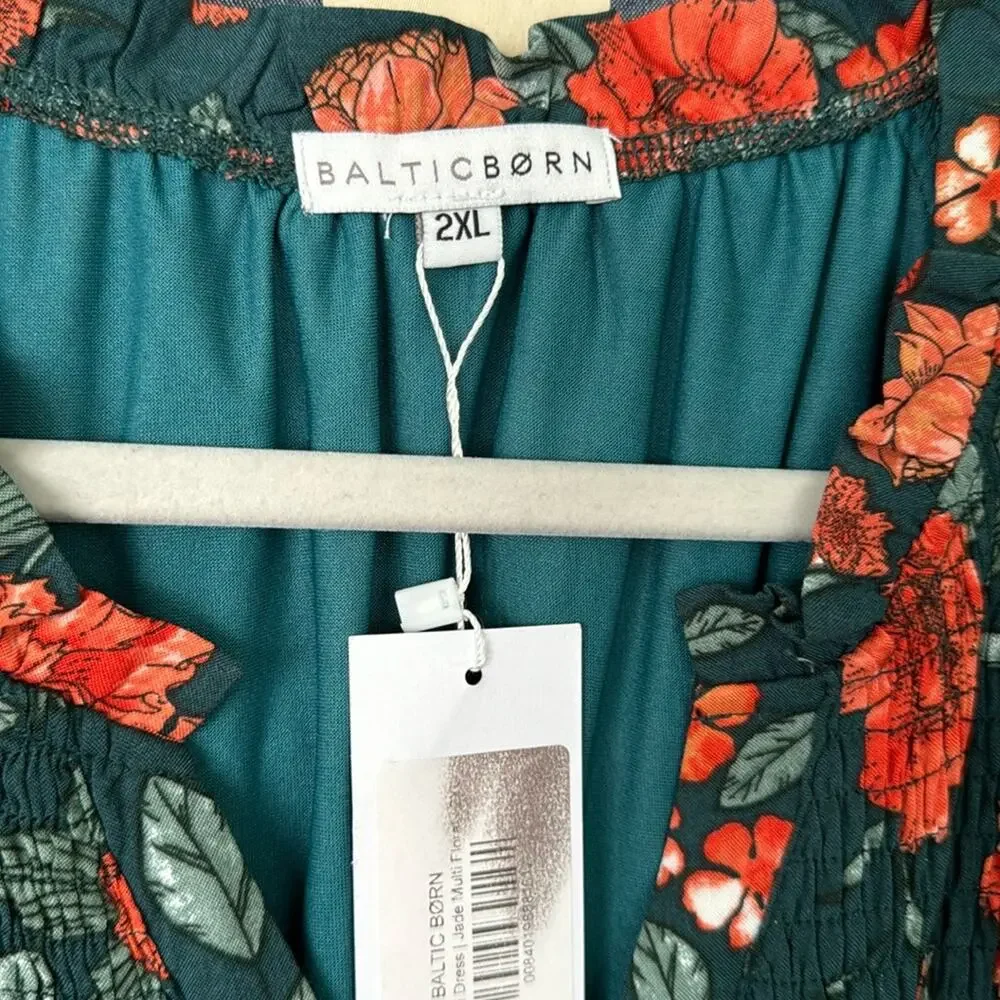 Baltic Born Floral Botega Midi Dress Size 2XL NWT - Picture 11 of 12